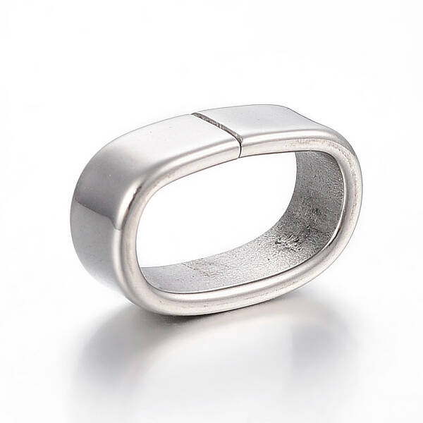 Non-Tarnish 304 Stainless Steel Slide Charms/Slider Beads