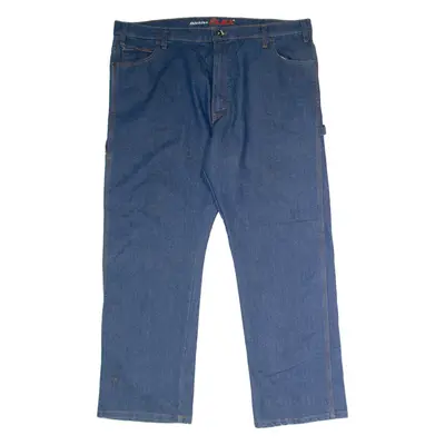 DICKIES Carpenter Flex Mens Jeans Blue Relaxed Straight W42 L30