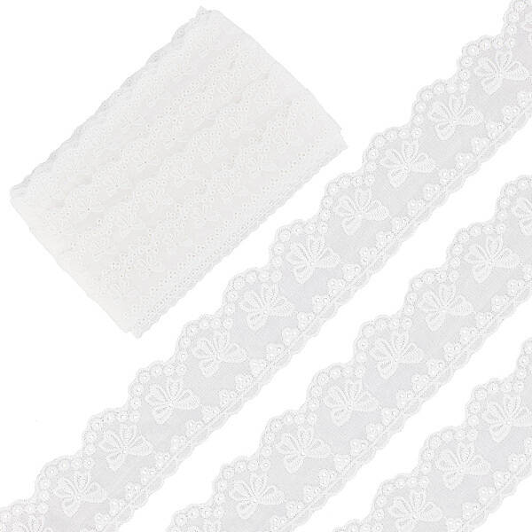 Cotton Hollow Embroidered Lace Trim