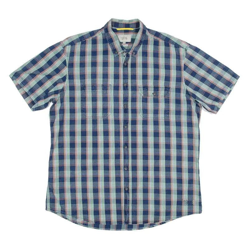CAMEL ACTIVE Mens Shirt Blue Check XL