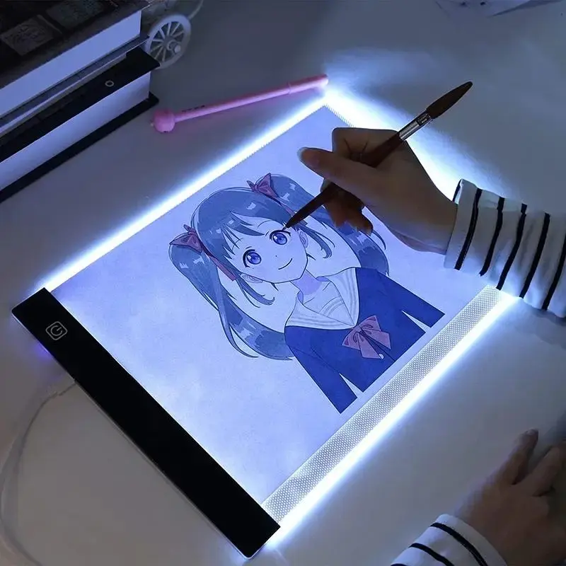 A3/A4/A5 LED Light Pad for Boys & Girls Gift, USB Powder Acrylic LED Graphic Tablet, LED Drawing Tablet with Light, Art Suppl...