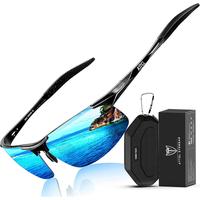 ATTCL men's fashion polarized sunglasses for men driving fishing golf, cycling-al-mg metal ultralight frame fishing sunglass ...