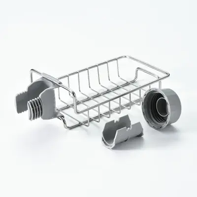 Adjustable Sink Drain Rack Sponge Storage Faucet Holder Soap Drainer Shelf Basket Organizer Kitchen Bathroom Accessories | Co...