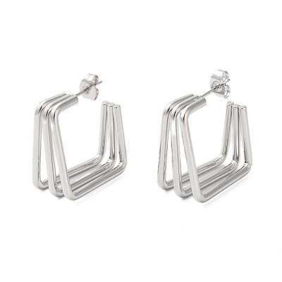 Tarnish Resistant 202 Stainless Steel Stud Earrings