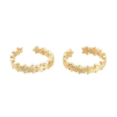 Adjustable Brass Cuff Rings