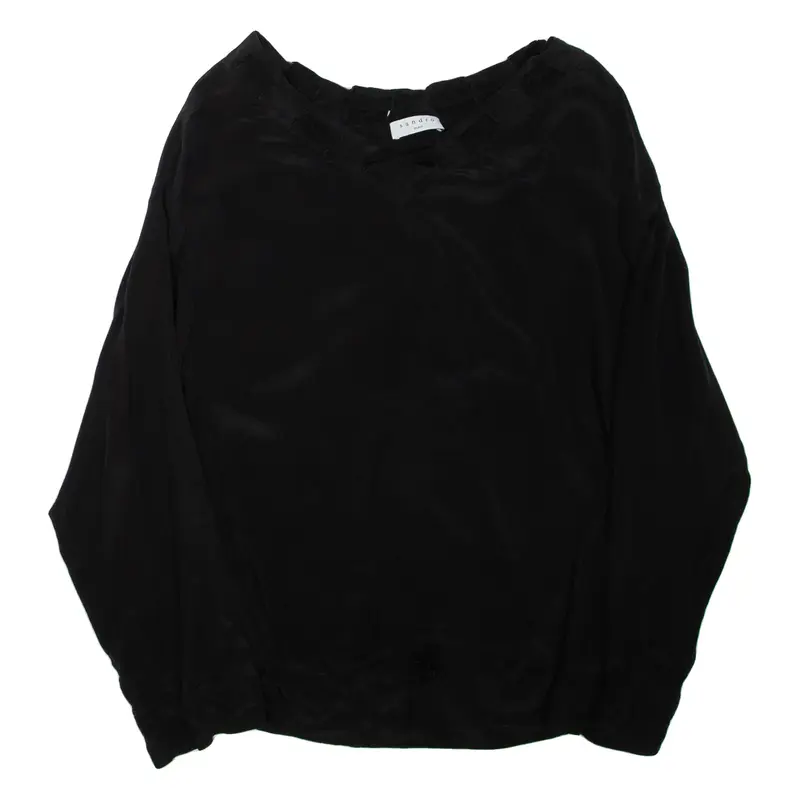 SANDRO Womens Top Black Long Sleeve M