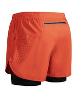 Men's 2 IN 1 Breathable Running Shorts, Quick Drying Pockets Gym Shorts, Men's Summer Gym Shorts