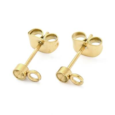 304 Stainless Steel Stud Earring Findings
