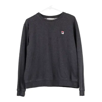 Fila Sweatshirt - XL Grey Cotton Blend
