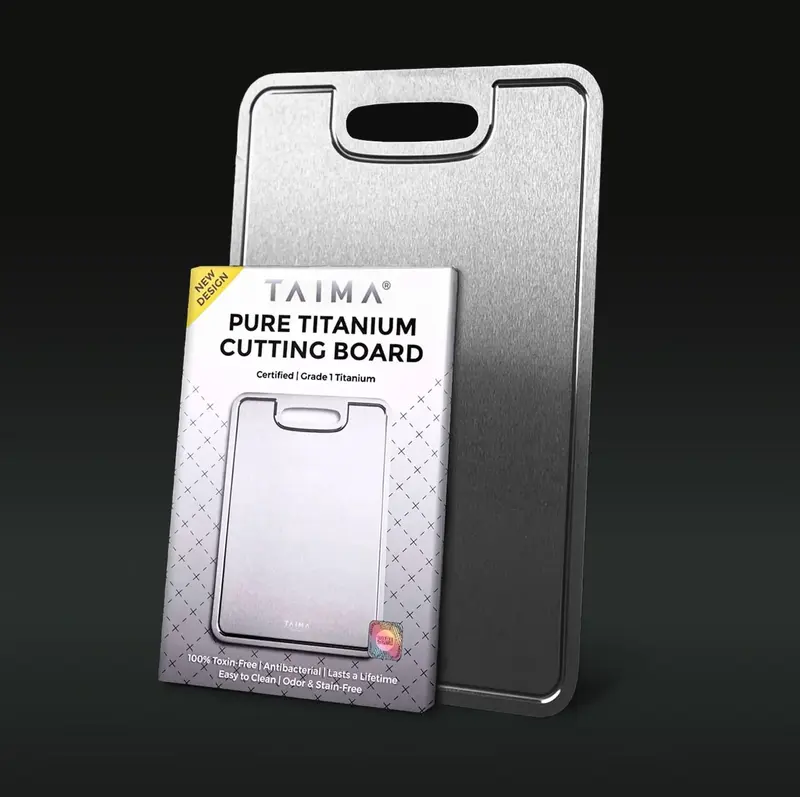 Certified Taima Pure Titanium Cutting Board