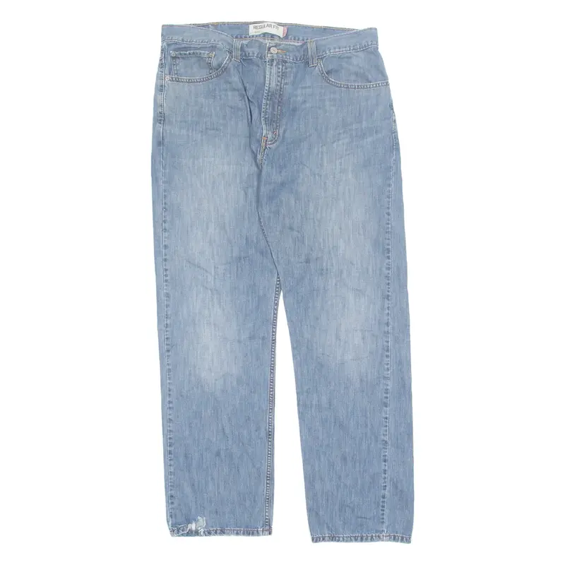 LEVI'S 505 Jeans Mens Blue Regular Straight W38 L34