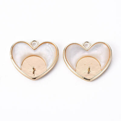 Brass Peg Bails Pendants
