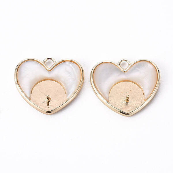 Brass Peg Bails Pendants