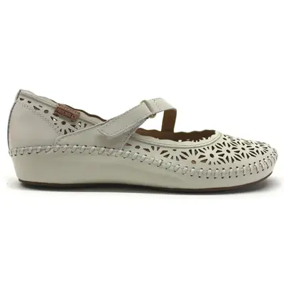 Pikolinos P. Vallarta 655-0599 Leather Women's Hook and loop Shoes - Black - Size:US 8.5 Women