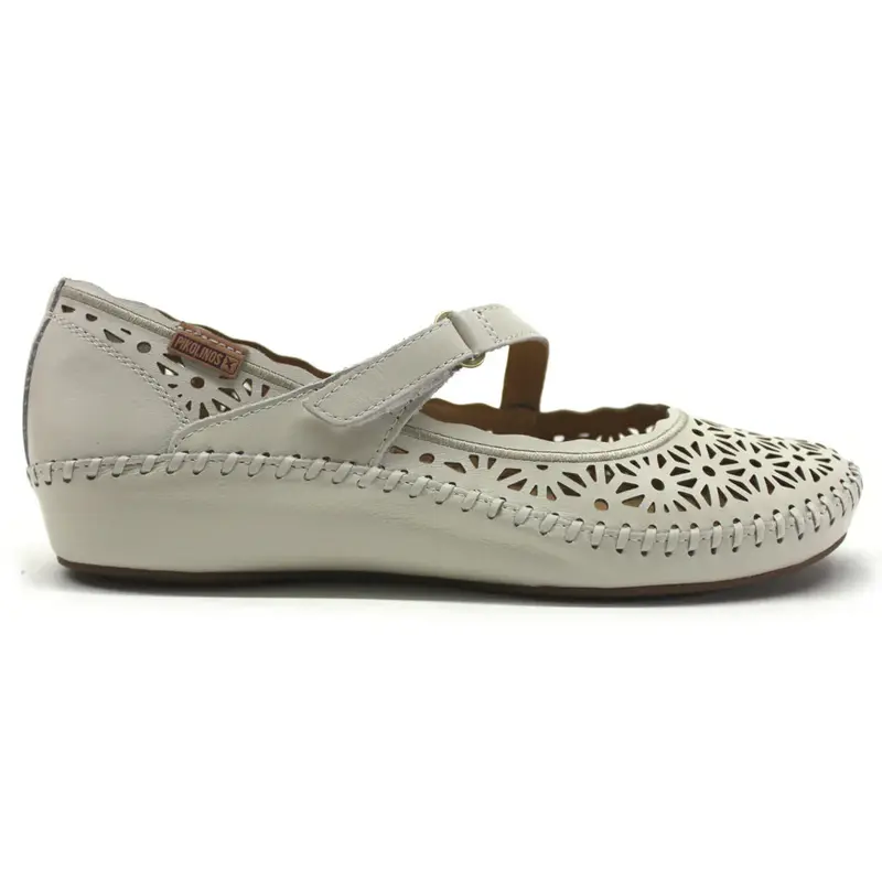 Pikolinos P. Vallarta 655-0599 Leather Women's Hook and loop Shoes - Black - Size:US 8.5 Women