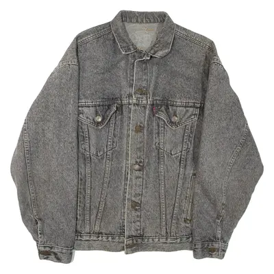 LEVI'S Mens Denim Jacket Grey M