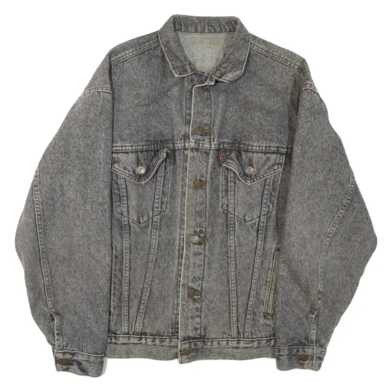 LEVI'S Mens Denim Jacket Grey M