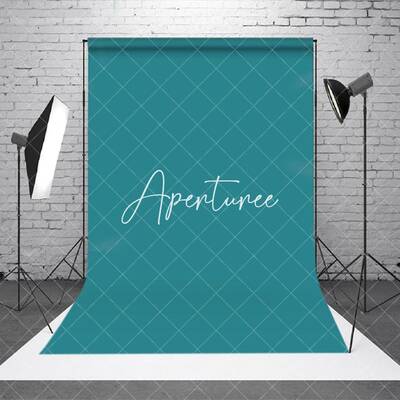 Teal?Blue Solid Color Simple Photography Backdrop - Aperturee