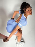 Women's Colorblock Round Neck Sports Romper, Casual Sporty Short Sleeve Romper for Yoga Gym Workout, Ladies Sportswear for S...