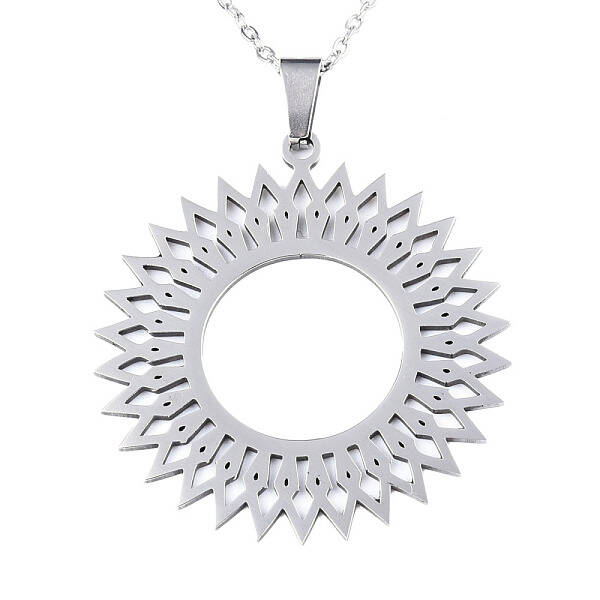 Non-Tarnish 201 Stainless Steel Pendant Necklaces