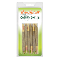 Meowijuana | King Size Catnip Joints | Organic | Dried Premium Ground Catnip
