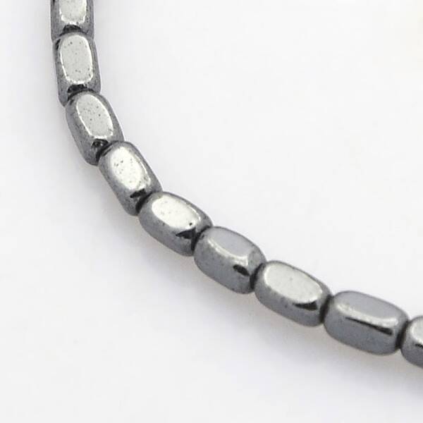 Electroplate Non-magnetic Synthetic Hematite Beads Strands