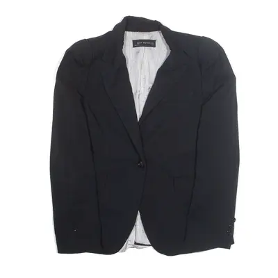 ZARA Blazer Jacket Black Womens S