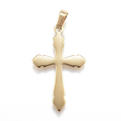 Ion Plating(IP) 304 Stainless Steel Pendants with 201 Stainless Steel Clasp