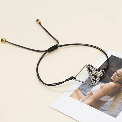 Rhombus Loom Pattern MIYUKI Seed Beads Bracelets for Women