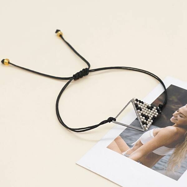 Rhombus Loom Pattern MIYUKI Seed Beads Bracelets for Women