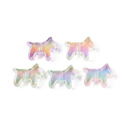 UV Plating Transparent Acrylic Beads