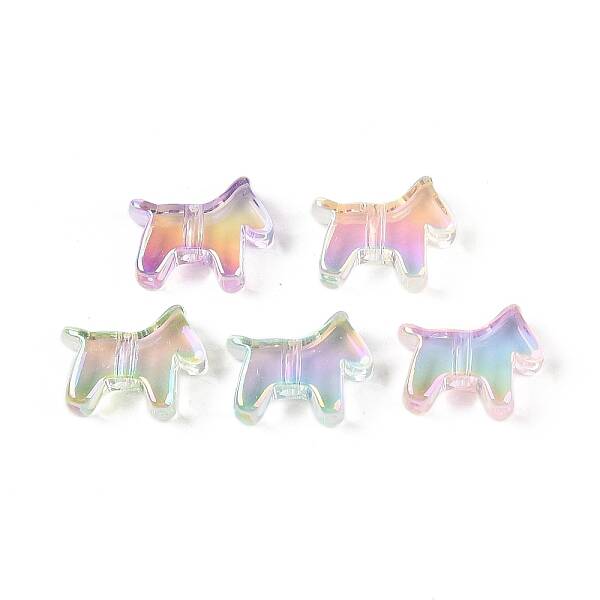 UV Plating Transparent Acrylic Beads
