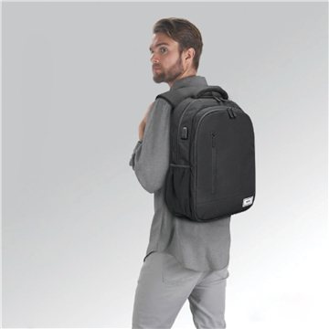 3 Custom Solo NY Re:define Backpack - Recycled PET & Antimicrobial
