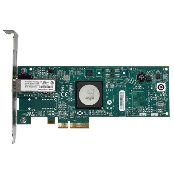 42C206901CT IBM Single-Port 4Gb/s Fibre Channel PCI Express Host Bus Network Adapter by Emulex for System x