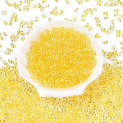 Spray Painted Glass Seed Beads