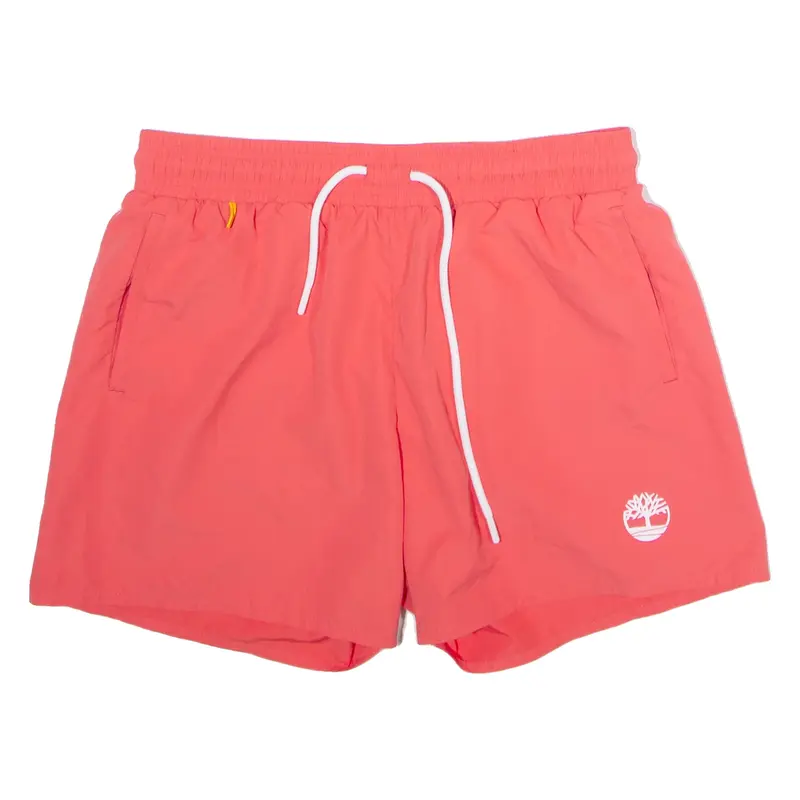 TIMBERLAND Mesh Lined Mens Swimming Shorts Pink M W31