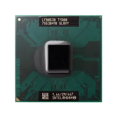 399163-011 HP 1.66GHz 667MHz FSB 2MB L2 Cache Socket PGA478 Intel Core Solo T1300 Single-Core Processor
