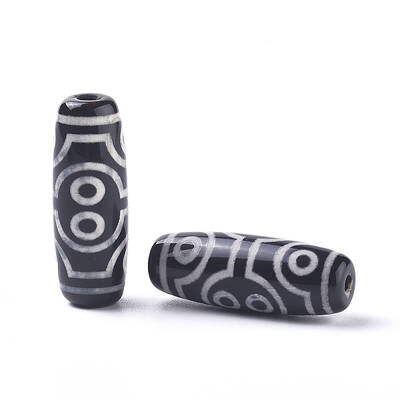 Tibetan Style 8-Eye dZi Beads