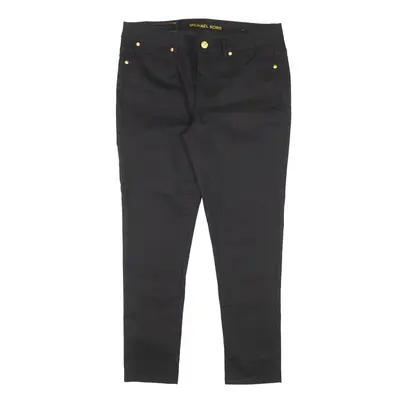 MICHAEL KORS Izzy Cropped Trousers Black Slim Skinny Womens W29 L25