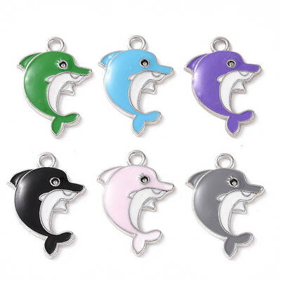 Alloy Enamel Pendants