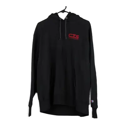 Champion Hoodie - XL Black Cotton Blend