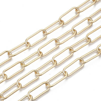 Unwelded Iron Paperclip Chains