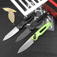 KS 7550 Outdoor Button Lock Folding Knife 8Cr13Mov Blade Pocket Knife Multi-purpose Tools for Travel Camping Hiking Easy Carr...