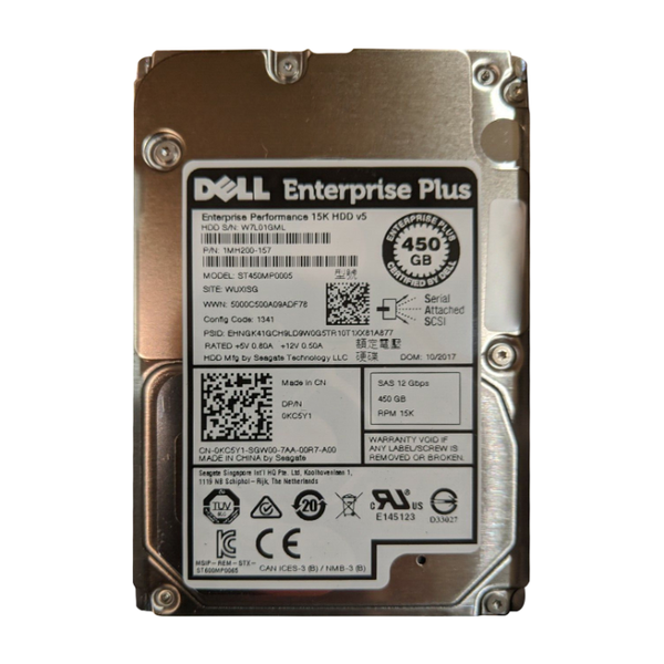 1MH200-157 Seagate 450GB 12Gb/s SAS 15000 2.5-inch 128MB Hard Drive