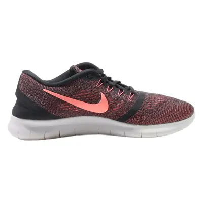 NIKE Free RN Sneaker Trainers Black Canvas Womens UK 7.5