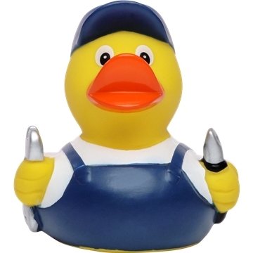 150 Customized Mechanic Duck - Rubber