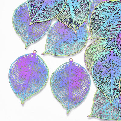 Ion Plating(IP) 201 Stainless Steel Filigree Pendants
