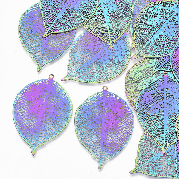 Ion Plating(IP) 201 Stainless Steel Filigree Pendants