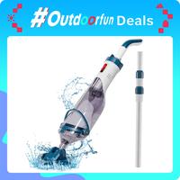 [Outdoorfun] Pool Vacuum for Above Ground Pool with a Telescopic Pole, Running time up to 1H, T403 rechargeable hand pool cle...
