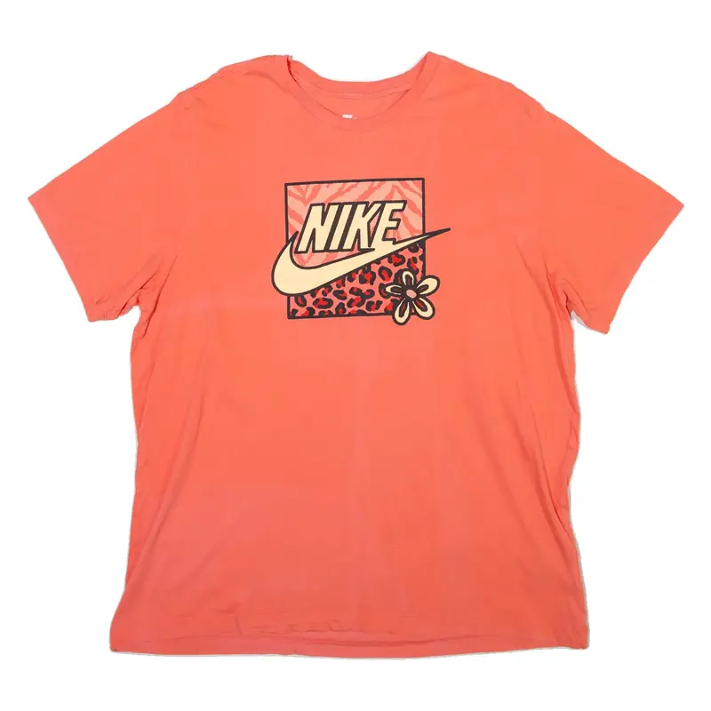 NIKE Womens T-Shirt Pink XL